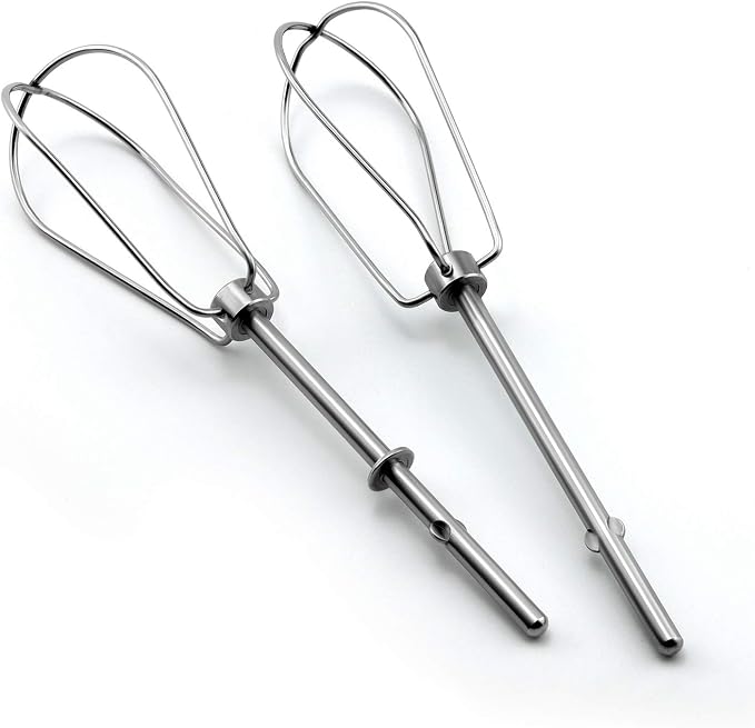 AMI PARTS W10490648 Hand Mixer Turbo Beater Compatible with KitchenAid | 2 PACK Replaces KHM2B, KHM5, AP5644233, PS4082859, W10240913
