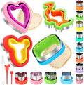 laxizar 16 Pcs Sandwich Cutters Cookie Cutters Uncrustable Bread Maker