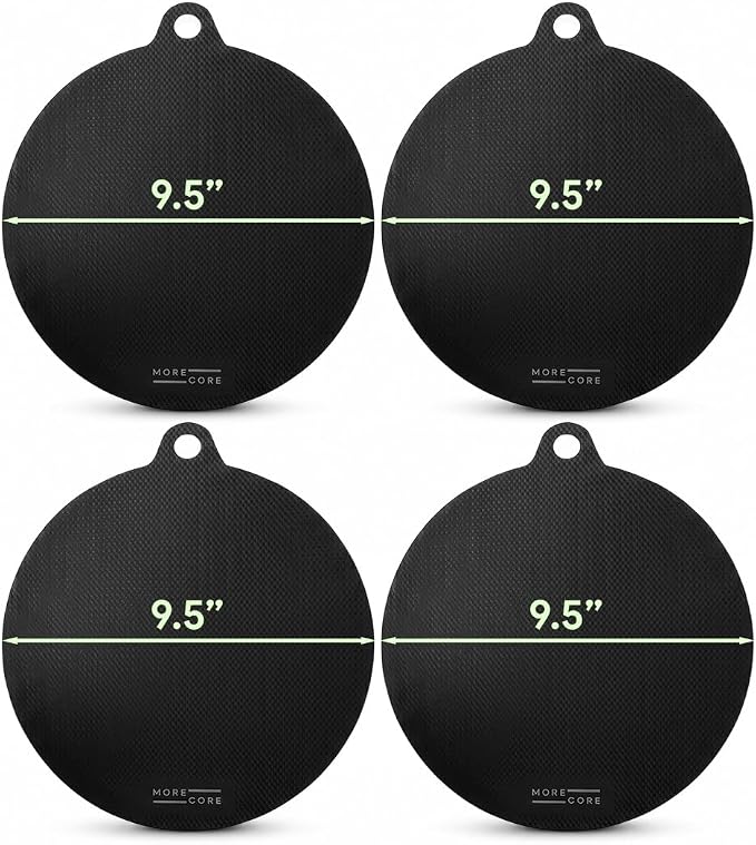 Induction Cooktop Protector Silicone Mat Hob Cover 2X 8.7+2X 9.5 | Kitchen essentials: silicone mats protect induction cooktops from scratches, spills & heat damage.