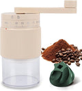 Manual Coffee Grinder with 95 Ceramic Conical Burr, 35 Adjustable Grind Settings, Portable Coffee Mill for Espresso, Pour Over & French Press, Camping & Home