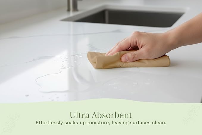 Organic Cotton Beige Flour Sack Towels - 10 Pack, 27"x27", Highly Absorbent Beige Tea Towels - Kitchen Cloth for Baking, Bread Making, and Cooking - Absorbent and Lint-Free (10 Pack)