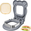 Sandwich Cutters for Kids Lunch, Breakfast Crustless Sandwich Maker | Sandwich Cutter and Sealer Square Cookie Cutter Bread Decruster Lunch Box Accessories for Kids Children Adult