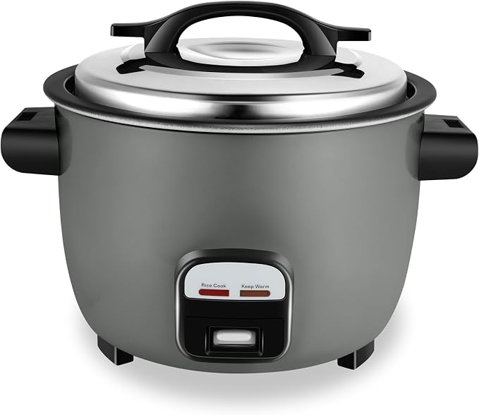 40 Cups Commercial Rice Cooker/Warmer | Large Capacity Rice Cooker is built to last through constant rigorous use.