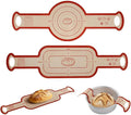 Silicone Bread Sling for Dutch Oven - Extra Long Handles, Non-Stick & Oven Safe Baking Mat, Reusable Dough Liner & Lifting Tool for Sourdough(2Pcs Oval+Round)