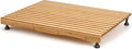 Bamboo Stovetop Cover & Countertop Cutting Board with Adjustable Legs, 29.5" x 21.2" Dual-Purpose Wood Chopping Block for Gas & Electric Burners, Extra Counter Space Saver for RV & Kitchen