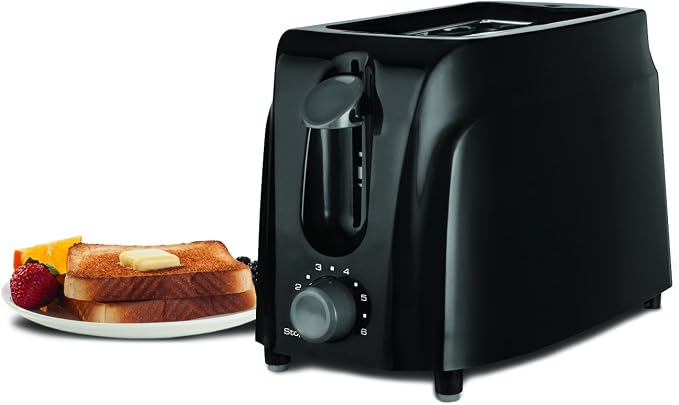 Brentwood Cool Touch 2-Slice Toaster Kitchen Supplies, Black, TS-260B