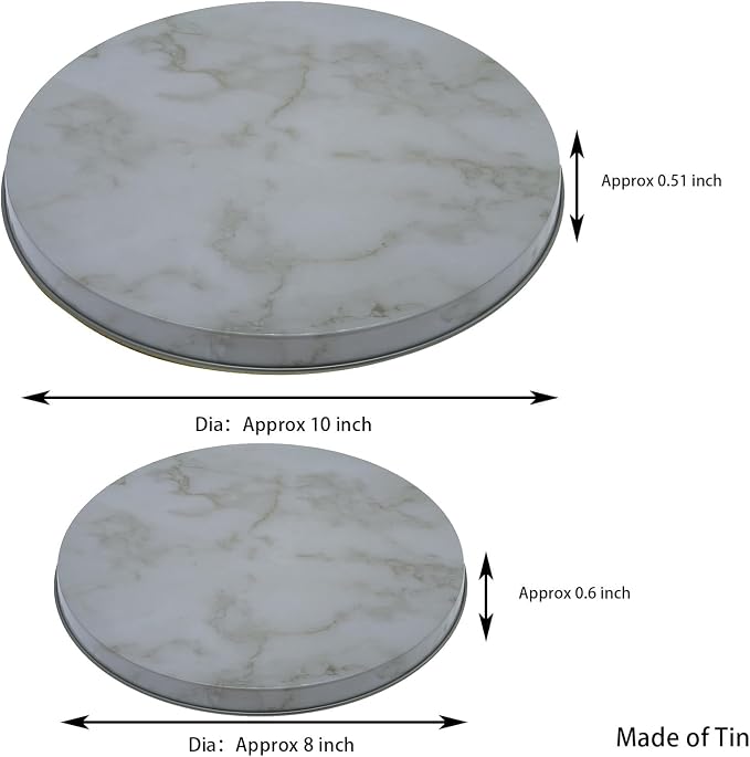 Kerixi Electric Stove Burner Covers Range Top For Expanding Counter Space Stovetop Decor (White Marble)