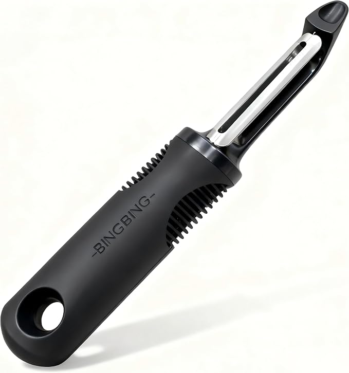 -BINGBING- Vegetable Peeler, Stainless Steel Potato Peeler with Sharp Blade | Kitchen Gadget, Handheld Fruit Peeler, for Carrot, Apple, Cucumber, Daily Cooking Tool