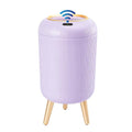 Procade Automatic Trash Can Bathroom,Auto Small Purple Garbage Can with Lid | 3 Gallon Touchless Motion Sensor Trash can with Legs,Smart Gold Purple Waste Basket for Bedroom,Kitchen,Dorm,rv,Office