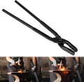 Camoo Blacksmith Tongs Wolf Jaw 17 in, Black, Steel, Long-Handled Blacksmithing Tongs, 1 piece