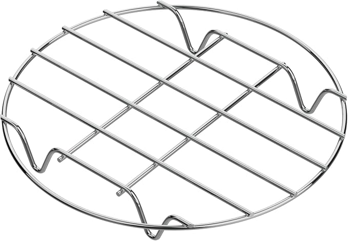 Instant Pot Trivet Rack - Steamer Rack, 9 Inch, for 6/8 Qt Cooker | Stable 9 Inch Fit, 304 Stainless Steel, for 6/8 Qt Pressure Cooker, Steaming, Cooling, Canning, Dutch Oven, Multi-Use Rack