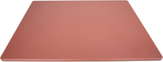 Thirteen Chefs Extra Large 24 x 18 Brown Cutting Board - 1/2" Thick HDPE Plastic for Cooked Meat, NSF Professional Grade for Restaurant Kitchens