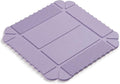 Magnetic Silicone Trivet Mat - Heat Resistant Hot Pad for Hot Dishes, Pots & Pans, Non-Slip Table & Countertop Protector (Purple)