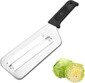 Cabbage Shredder and Cutter for Coleslaw, Manual Cabbage Slicer and Lettuce Shredder, Large Vegetable Mandoline Slicer Knife for Kitchen, Fast Shredding Tool (Black)