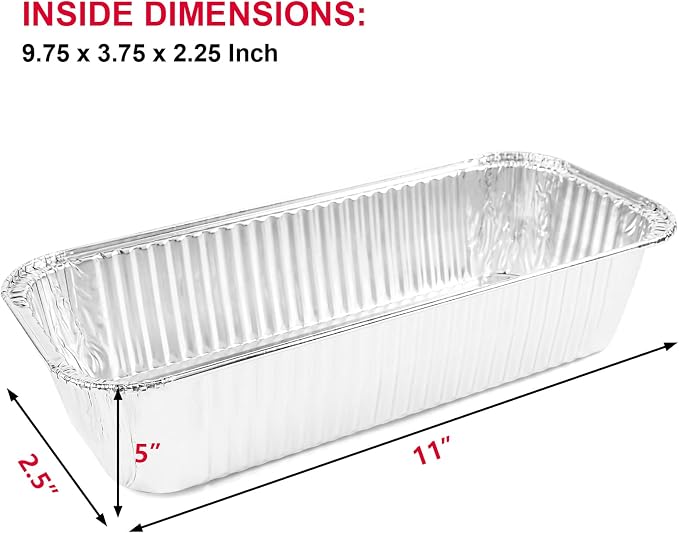 Uniflasy 60 Pack Disposable Grill Drip Pans, Weber 6417 6498 Foil Liners | For Genesis II 400/600, Summit 400/600 & SmokeFire EX4/EX6/EPX6; 11 x 5 trays catch drips, stack neatly for storage after BBQ