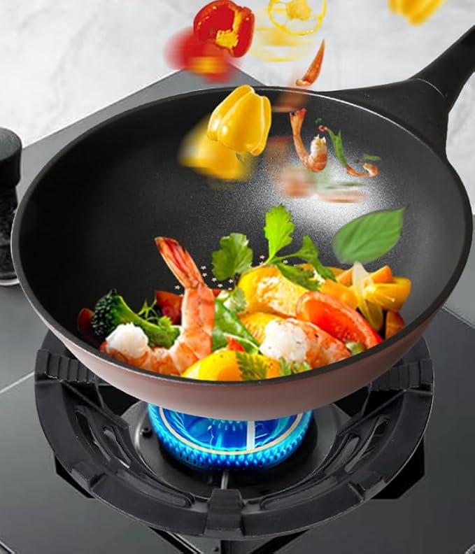 Cast Iron Wok Support Ring Stand Burner Ring for Gas Stove Rack Pot Holder Anti-skid Time-saving and Energy-saving for 5 claws racks or grates