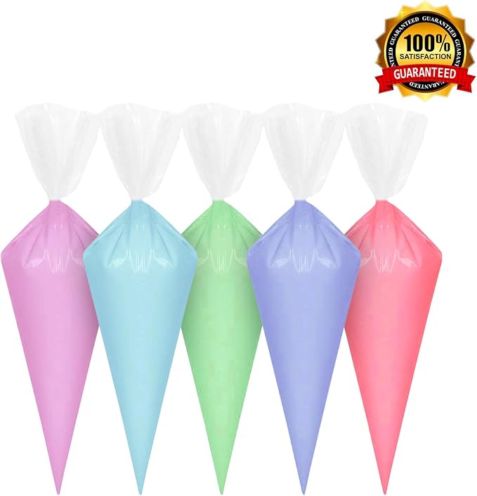 Extra Thick 100 Pack 18 Inch Disposable Piping Bag Pastry Icing Bag Cake Decorating Bags Large Size