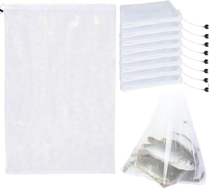 6 large Reusable Seafood Boil Bags, 19x30 Inches Cooking Bags with Drawstring, Food Storage, Sturdy， Easy Clean, Meal Prep, Heat-Resistant for Seafood Boil Party, Family Dinner.