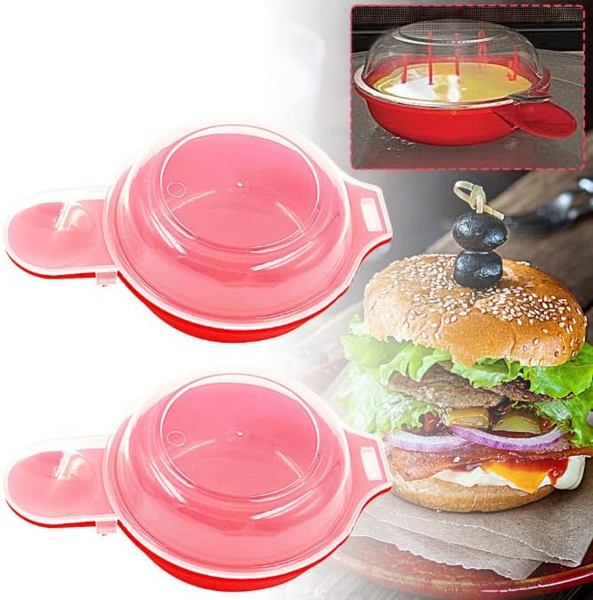 Liusm Microwave Egg Muffin Breakfast Sandwich Cooker | Make Egg in 1 Minute