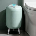 Touchless Sensor Bedroom Trash Can with Lid,Small Wastebasket(Blue) | Automatic Diaper Garbage Can,Convenient and Hygienic Easy to Use,Mini Motion Sensor Trashcan for Office/Bathroom/Outdoor/Dorm