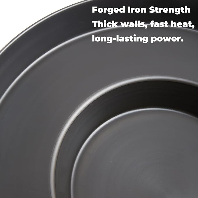 Disco para Cocinar Discada, 20 in Carbon Steel Mexican Wok | Concave Pan With Double Handles, For Tacos, Enchiladas, Fish Frying And Outdoor-Style Cooking, Pan Only
