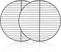 TeamFar Round Cooling Rack, 10.5" Non-stick Stainless Steel Baking Rack | 2 Pack Coated Cooking Wire Racks for Baking/Roasting/Steaming/Cooling, Healthy & Heavy-Duty, Oven Safe & Easy to Clean