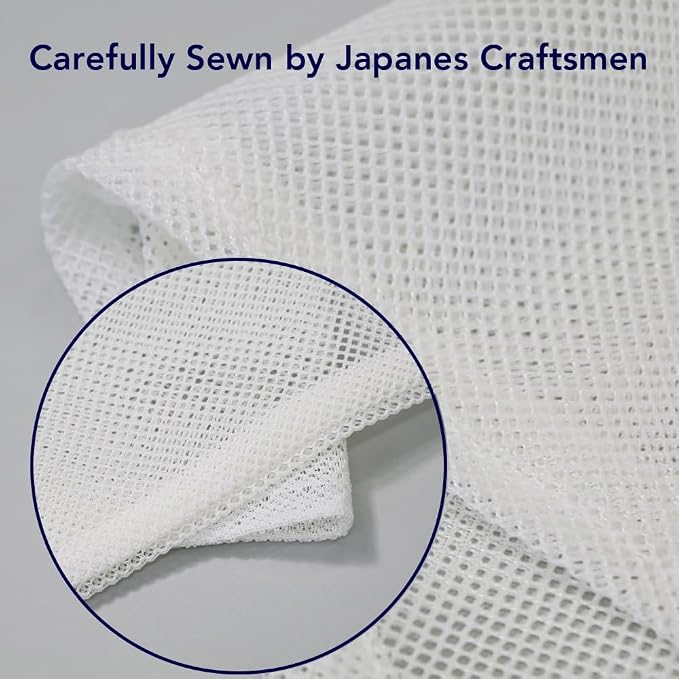Rice Cooker Mesh Net M Size (30" x 30") Japanese Reusable Polyester Cooking Net for Sticky Rice & Sushi Rice, Non-Stick Easy Cleanup, Fits Zojirushi, Aroma & Standard Rice Cookers