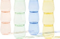 TOSSWARE POP 14oz Vino - Color Series SET OF 12, Premium Quality, Recyclable, Unbreakable & Crystal Clear Plastic Wine Glasses