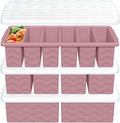 3-Pack Silicone Freezer Trays with Lid, Soup Freezer Container Molds | 2 Large 2-Cup, 4 Medium 1-Cup, 6 Small 1/2-Cup, BPA Free, Ice Cube Tray for Soup, Stews, Sauces, Meal Prep, Broth, Leftovers