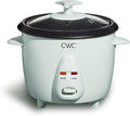 COOK WITH COLOR 6 Cup Rice Cooker 300W - Effortless Cooking and Perfectly, Cooks 3 Cups of Raw Rice for 6 Cups of Cooked Rice, Sage
