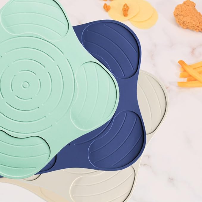 Air Fryer Trivets Silicone for Ninja Crispi, Hot Pads for Ninja Crispi Airfryer Accessories, Versatile Kitchen Countertop Potholders Suitable for Fondue Mats and Spoon Rests