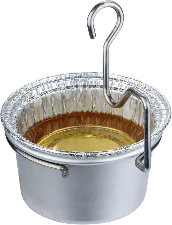 Grill Grease Tray with Clip for Char-Broil/Kenmore Outdoor Grills | Grease Catcher,Grease Tray for Gas Grill,Grease Bucket with Disposable Foil Liners (10 Pack)