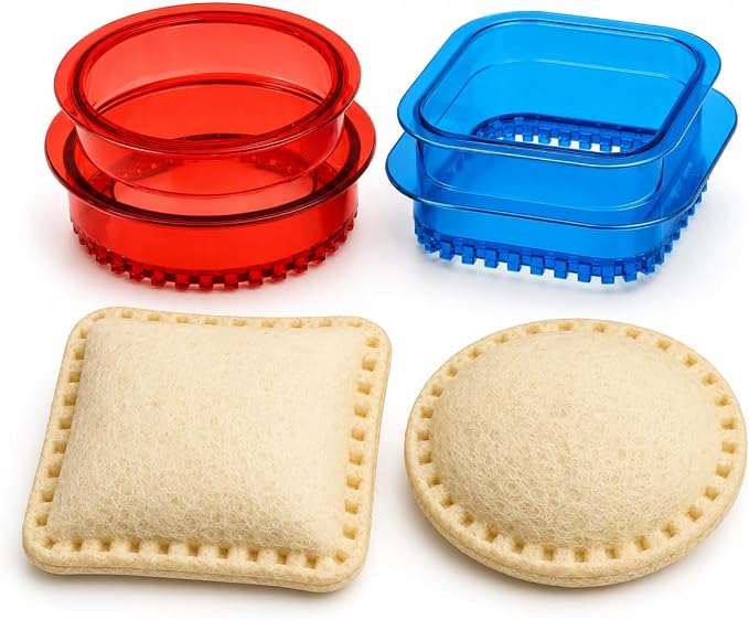 Bento Box Accessories - Crustable Sandwich cutters for kids - Uncrustable Sandwich Cutter and Sealer -School Lunch Accessories