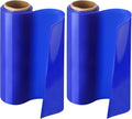 Treela 2 Rolls Non Slip Material Roll, 8 Inch x 3.25 ft Silicone Roll Cut to Size Blue Non Slip Mat Large Table Pads for Baking Drawer Crafts Counter Eating Aids Drawer