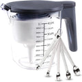 15-Pc Stackable Measuring Cups and Mini Spoons Set with Lid | BPA-free & dishwasher safe. Premium 15-piece nested cups & spoons set with lid. Ideal kitchen tools for cooking & baking.