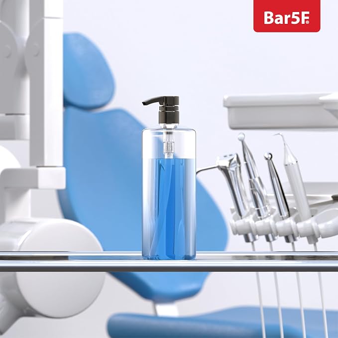 Bar5F Pumps for Shampoo and Conditioner Bottles, Salon-Brand Liters, 2 Pack | Professional-standard durability for salon-brand 1 L/33.8 oz bottles, 28/410 finish, 1-inch neck and 1.1-inch cap diameter