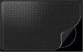 Stove Top Cover for Electric Stove- Range Covers for Electric Stove,Silicone XXL Dish Drying Mat, Glass Cooktop Covers, Flat RV Range top Mats (Black, 36"x21")