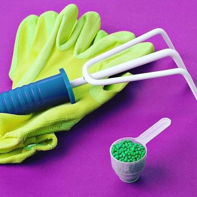53cc Long Handle Measuring Scoop (53mL) - Heavy-Duty Plastic Spoon for Powders, Protein, Coffee, and Baking, 5-Pack