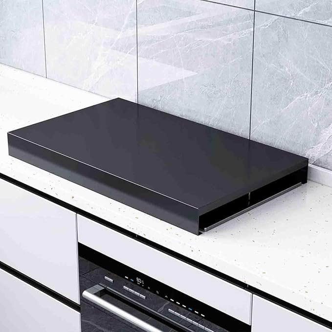 HJJKKH Stove Top Cover - Stainless Steel Stovetop Noodle Board for Cooktop, RV Sink, Electric Stove - L29.9" x W21.3" x H2.76"