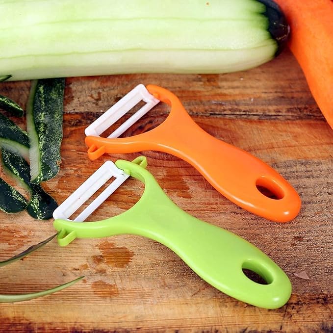 COLIBROX Peelers Grate and Julienne - Fruit and Vegetable Peeler Set Quickly Peels Apple, Potato, Corn, Ginger, Citrus, Avocado, Mango and More