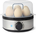 Amazon Basics Electric Egg Cooker for Hard-Boiled Eggs with Auto Shutoff, Dishwasher-Safe Parts, 7-Egg Capacity, BPA Free, Black