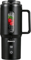 Portable Blender for Smoothie, 18oz personal, Cordless Rechargeable | Frozen blending, Jam-free, BPA-free, Auto-Reverse, Fast Charging, Not Dishwasher Safe, Car Cup Holder Friendly