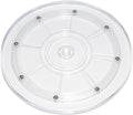 1Pcs Clear Acrylic Lazy Susan 9 Inch Turntable Organizer Bearings | Mini Lazy Susan, Small Lazy Susan Turntable, 360° Rotating Swivel Plate for Spice Rack, Cosmetic, Cake, Pantry, DIY Display