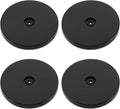 4Pcs Black Acrylic Lazy Susan 5 Inch Turntable Organizer Bearings | Mini Lazy Susan, Small Lazy Susan Turntable, 360° Rotating Swivel Plate for Spice Rack, Cosmetic, Cake, Pantry, DIY Display