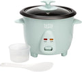 Tasty Mini Rice Cooker with Removable Nonstick Bowl and Auto Keep Warm Function, Great For Soups, Stews, Grains and Oats, 6 Cups Cooked (3 Cups Uncooked), 1.5-Quart, Aqua
