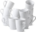 BTaT- White Coffee Mug Set, 12 Pack, 12oz, Ceramic Coffee Cups | Bulk Mug Set for Home, Office, Café, Hot Beverages, Tea, Cappuccino, Everyday Drinkware Use