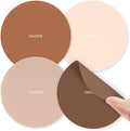 NiHome Silicone Jar Opener Gripper Pads, 6 In for Seniors, Coffee Color,4PC | Textured Back Pattern For Superior Grip, Food-Grade Silicone, Heat-Resistant Multi-Use Kitchen Pad For Jars, Pots, Spoons