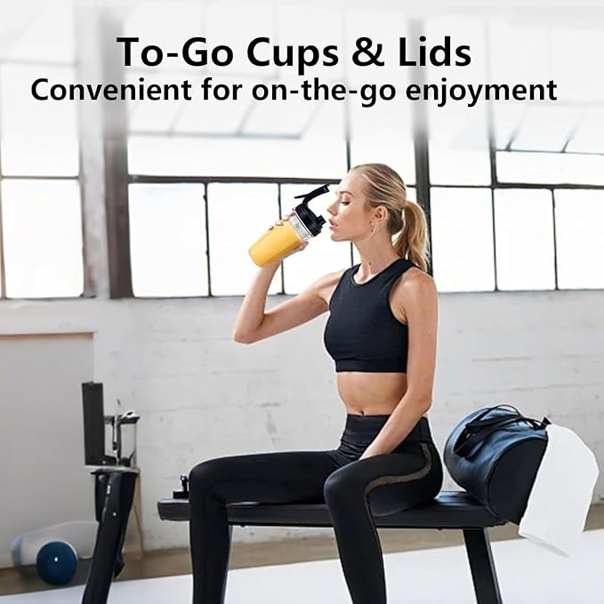 Liebe&Lecker 1200W Smoothie Blender, 50oz Juicer Machines | Milkshake Maker with 50-Oz Jar, 28-oz To-Go Cups & Spout Lids, or Frozen Drinks, Meal Prep, Zero BPA