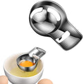 Egg Separator Egg Yolk Separator Egg Separator for Raw Eggs | Food Grade Stainless Steel,Kitchen Baking Gadgets，Easy to Use for Baking & Cooking,Fits Various Bowl Rim Thicknesses