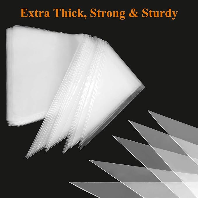 Extra Thick 100 Pack 18 Inch Disposable Piping Bag Pastry Icing Bag Cake Decorating Bags Large Size